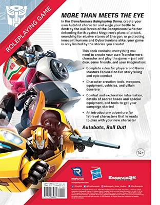 TRANSFORMERS RPG CORE RULEBOOK HC