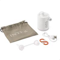 Intex 66647 Quickfill Tiny Air Pump met Led licht en Karbijnhaak - thumbnail
