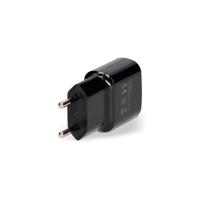 Wandlader + USB-Kabel C Contact 8427542980744 2A Zwart - thumbnail