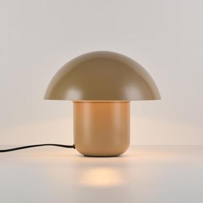 Tafellamp Javera maronne - E14-fitting - Brons - Mushroomlamp - Paddenstoel - IP20 voor binnen - Metaal