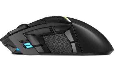 Gamingmuis - Draadloos - CORSAIR - DARKSTAR RGB Draadloos - 15 programmeerbare knoppen - Optische sensor - Zwart - (CH-931A011-EU)
