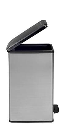 Curver decobin pedaalemmer zilver 40l