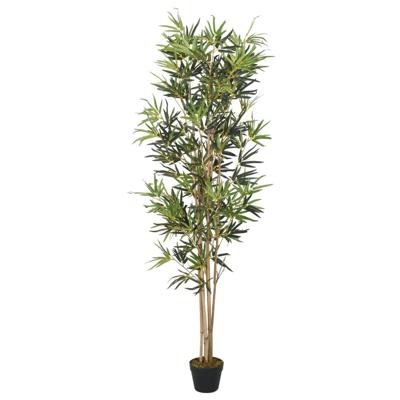 Kunstplant bamboe 1104 bladeren 180 cm groen Kunstplant bamboe 1104 bladeren 180 cm groen