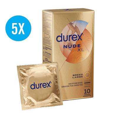 Durex Nude XL Condooms huid-op-huid Gevoel Extra Dun 60mm (latex) Durex Nude XL Condooms huid-op-huid Gevoel Extra Dun 60mm (latex)