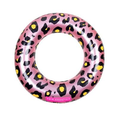 Opblaasbare Zwemband Panterprint Roze