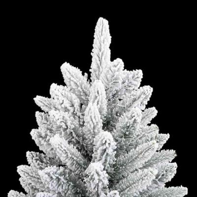 VidaXL Kunstkerstboom wit 120 cm pvc en plastic en staal en pe