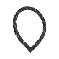 Abus iven 8210 - 140cm, zwart, art2 - thumbnail