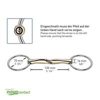 HS Novocontact enkelgebroken watertrens maat:13,5 - thumbnail