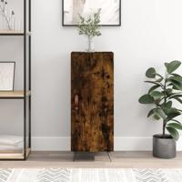 Dressoir 34,5x34x90 cm bewerkt hout gerookt eiken - thumbnail