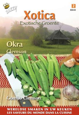 Zaden Xotica Okra Clemson Spineless Buzzy - Buzzy