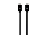 Monoprice Opladen en synchroniseren USB 2.0 Type-C naar Type-C kabel - 10 voet - zwart, TPE-jack, tot 3A/60W, tot 480 Mbps - Select Series - thumbnail