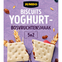 Jumbo Biscuits Yoghurt Bosvruchtensmaak 5 x 2 Stuks - thumbnail