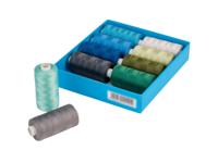 crelando Naaigaren set 10-delig (Groen/blauw) - thumbnail