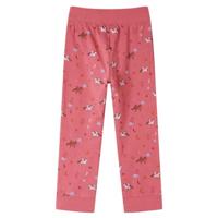 Kinderpyjama met lange mouwen gevleugelde eenhoorn 104 oudroze - thumbnail