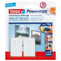 Tesa schilderijhaak powerstrips wit - thumbnail