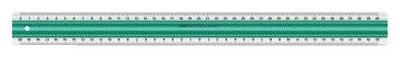 Linex antislip liniaal 40 cm groen/transparant Linex antislip liniaal 40 cm groen/transparant