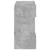 Tv-wandmeubel met LED-verlichting 58,5x30x60,5 cm betongrijs - thumbnail