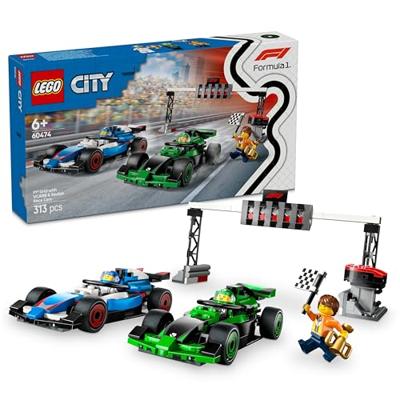 LEGO CITY F1 grid met VCARB en Sauber racewagens 60474 LEGO CITY F1 grid met VCARB en Sauber racewagens 60474
