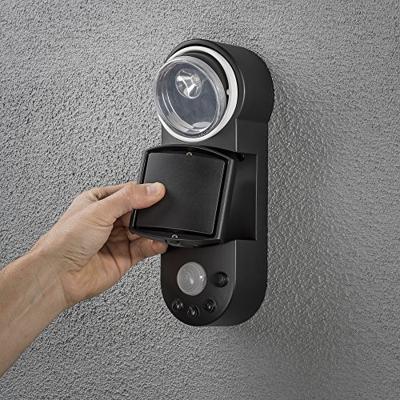 Konstsmide Prato 7696-750 LED-buitenschijnwerper met bewegingsmelder 1 W Warmwit