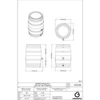 Barrica regenton darkwood 260 liter - thumbnail