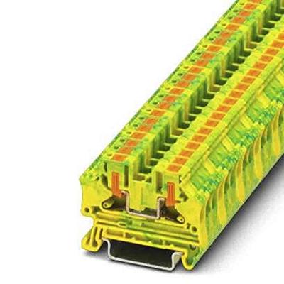 Phoenix Contact 1088730 Aardingsklem 6.2 mm Push-In-klem Groen-geel 50 stuk(s)