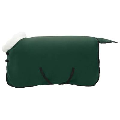 VidaXL Paardendeken volledig donkergroen 85 cm polar fleece VidaXL Paardendeken volledig donkergroen 85 cm polar fleece