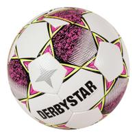 Derbystar Classic Energy Light II Voetbal 8 x 1 Vlakken Maat 5 Wit Roze Blauw - thumbnail