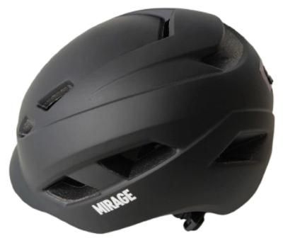 Mirage urban helm e-bike led 58-61cm mat zwart