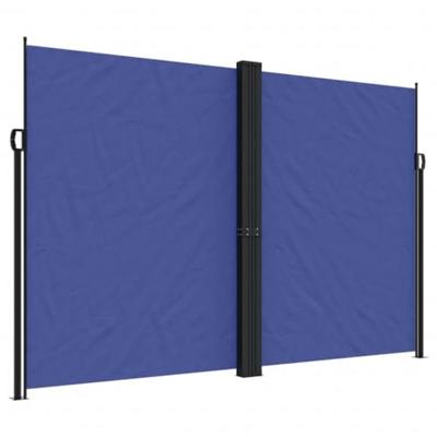 Windscherm uittrekbaar 220x600 cm blauw Windscherm uittrekbaar 220x600 cm blauw