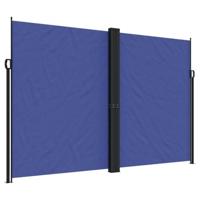 Windscherm uittrekbaar 220x600 cm blauw - thumbnail