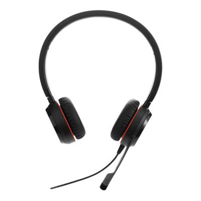 Jabra Evolve 30 II UC On Ear headset Kabel Stereo Zwart Microfoon uitschakelbaar (mute), Volumeregeling Computer