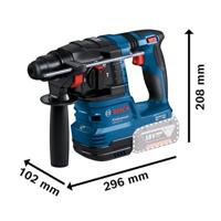 Bosch Blauw | Combopack | GSB 18V-45 + GBH 18V-22 | 18V | 2 x 4.0Ah + lader | In tas - 0615A50039 - thumbnail