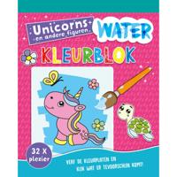 Rebo Publishers Waterkleurblok unicorns - thumbnail