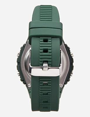 Lorus R2309PX9 Horloge Digitaal staal-siliconen groen 40 mm