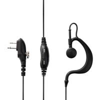 Midland MA-27M headset, oorhaak, mondstuk met kabel, zwart, koptelefoon en micro, in-ear - thumbnail