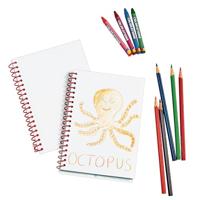 Colorations - notitieboek blanco met witte kaft, set van 24 - thumbnail