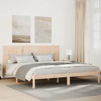 Bedframe extra lang zonder matras massief hout 200x210 cm - thumbnail