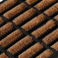 VidaXL Deurmat rechthoekig 40x60 cm rubber en kokosvezel - thumbnail