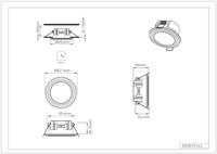 Trio Witte inbouwspotsArgus set van 3 - 653610331 - thumbnail