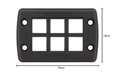 CONTA-CLIP KDS-Set 6/10 BK Kabeldoorvoering Montagegat: M5 Polyamide 6.6 Zwart 1 stuk(s)