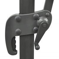 Zweefparasol met dubbel dak 400x300 cm antracietkleurig - thumbnail