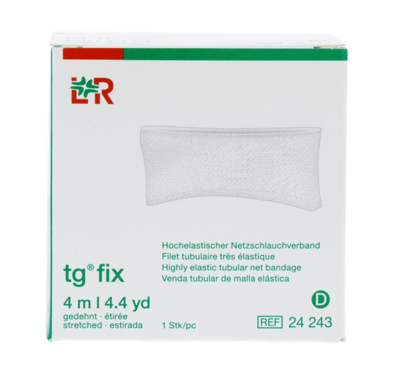 TG Fix netverband D rekbaar 4 meter hoofd/romp/klein 1 Stuks TG Fix netverband D rekbaar 4 meter hoofd/romp/klein 1 Stuks