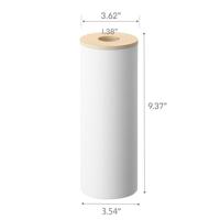 Yamazaki Tissuebox Rond - Rin - Wit - thumbnail