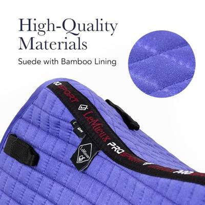 LeMieux Zadeldek Suede groen maat:dr full