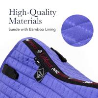 LeMieux Zadeldek Suede zwart maat:dr full - thumbnail
