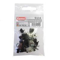 Kemo S104 Microschakelaar assortiment S104 Moment 30 onderdelen - thumbnail