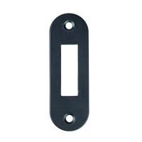 Ivana 56099 sluitplaat voor kastslot zwart - thumbnail