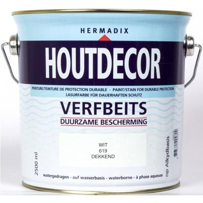 Houtdecor 619 wit 2500 ml Hermadix - Hermadix