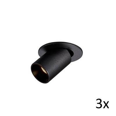 Spot Aquasplash Henry Aluminium 174Lm 2,1W 24° Zwart Aquasplash