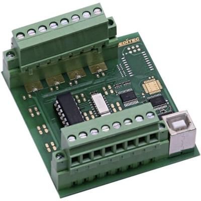Deditec USB-OPTOIN-8_B ingangsmodule USB aantal digitale ingangen: 8